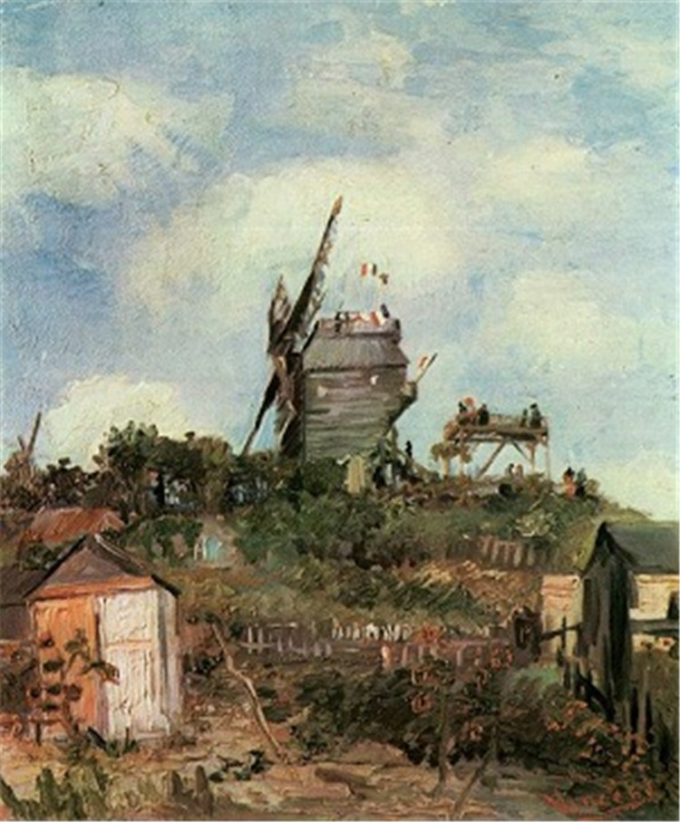 Le Moulin De La Galette Van Gogh Oil Painting